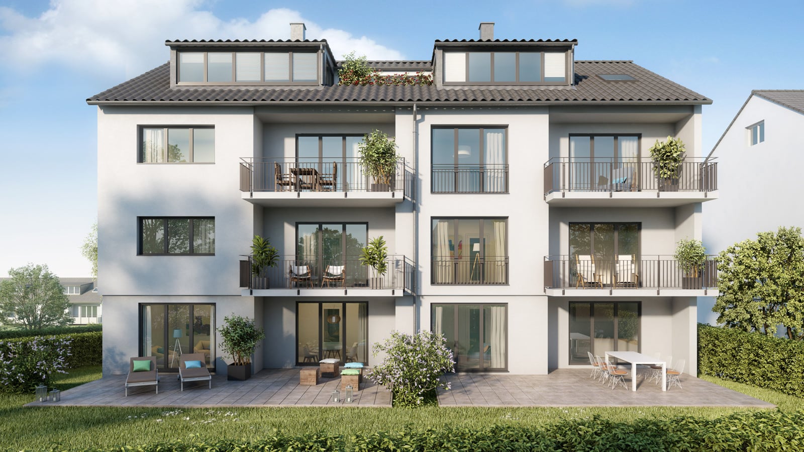 Immobilie Haeckerstraße 12: Mehrfamilienhaus Frontansicht
